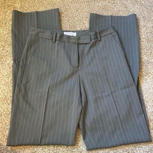 Calvin Klein Grey striped dress pants